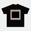 Camiseta Unisex Schopenhauer Minimalista – Diseño Filosófico Elegante, Manga Corta, Cuello Redondo, Negra