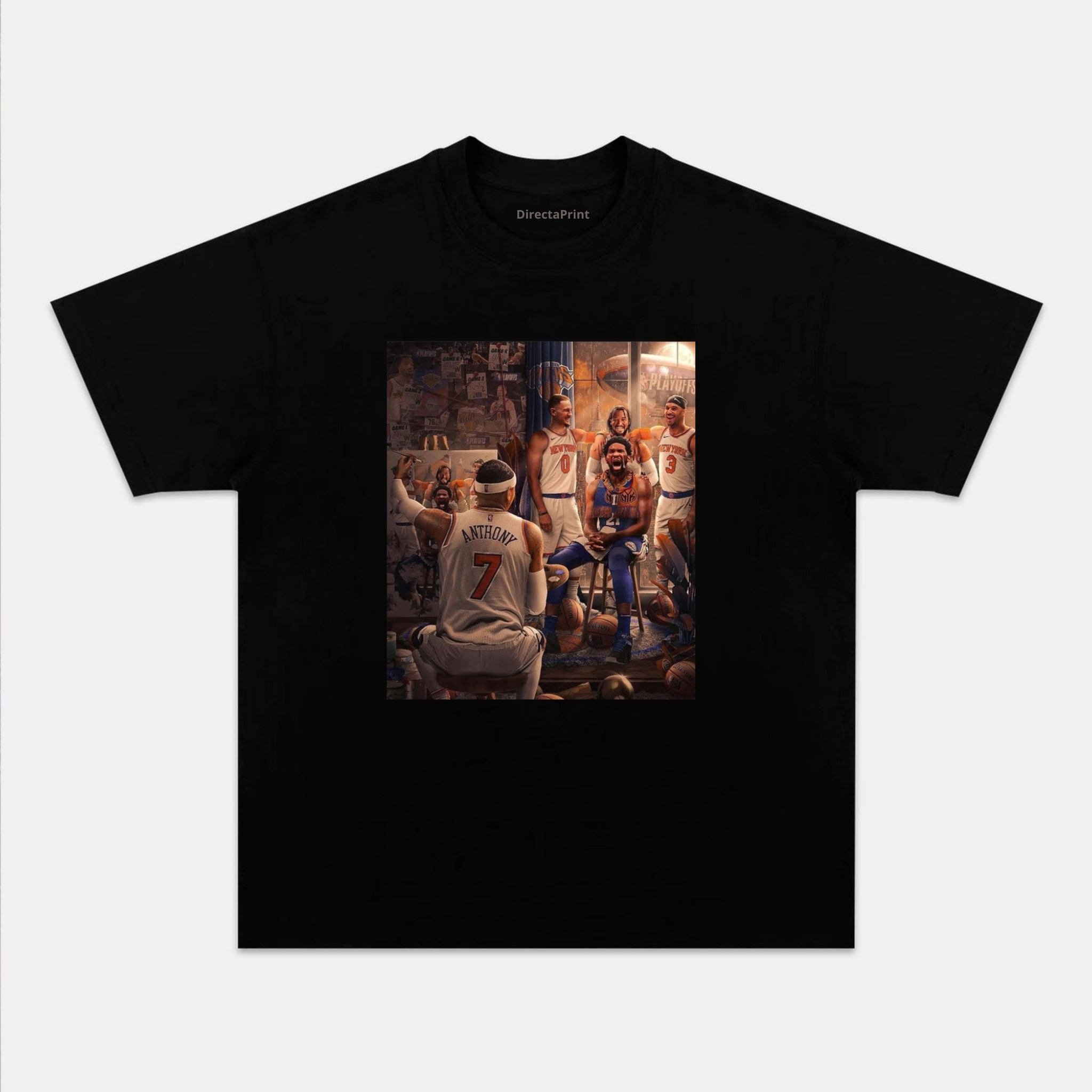 Camiseta Unisex Cultura Baloncesto – Diseño Equipo en Vestuario Estilo Deportivo, Manga Corta Negra