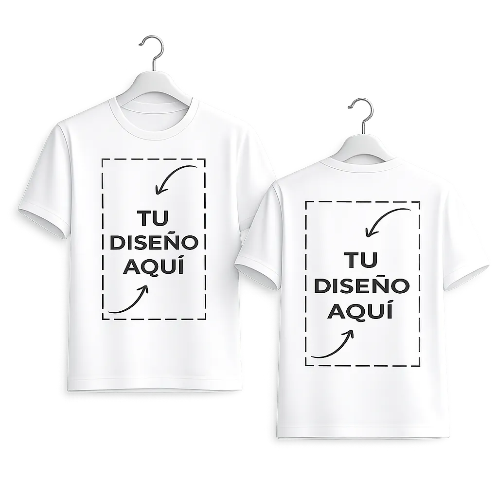 Crea tu Camiseta Personalizada con Foto, Logo o Texto - Envío 24/48h