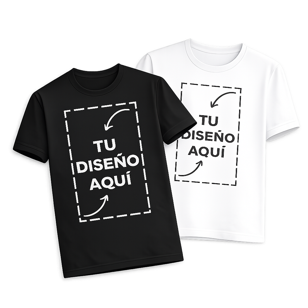 Crea tu Camiseta Personalizada con Foto, Logo o Texto - Envío 24/48h